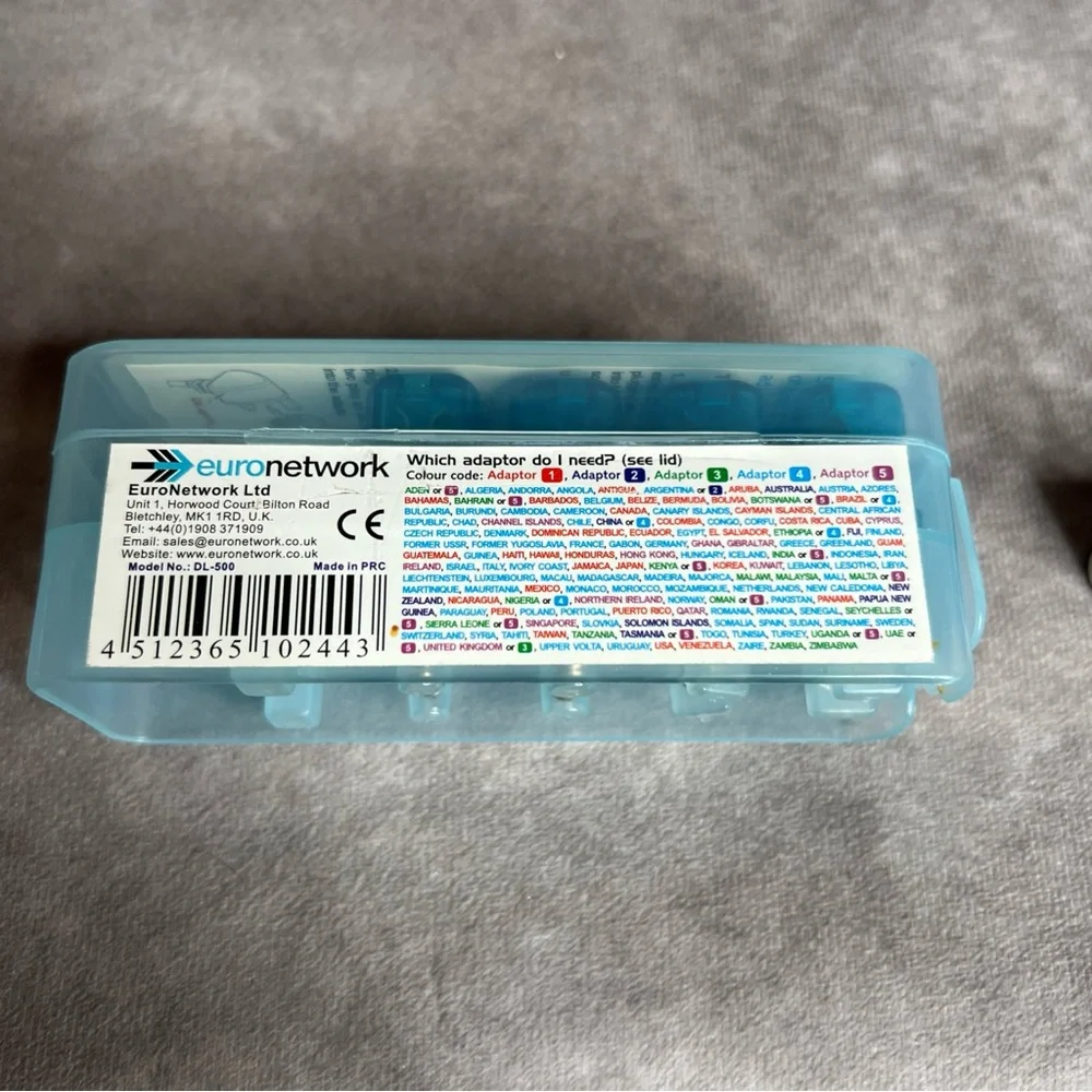 Worldwide Travel Adaptor Set MISSING PLUG #5